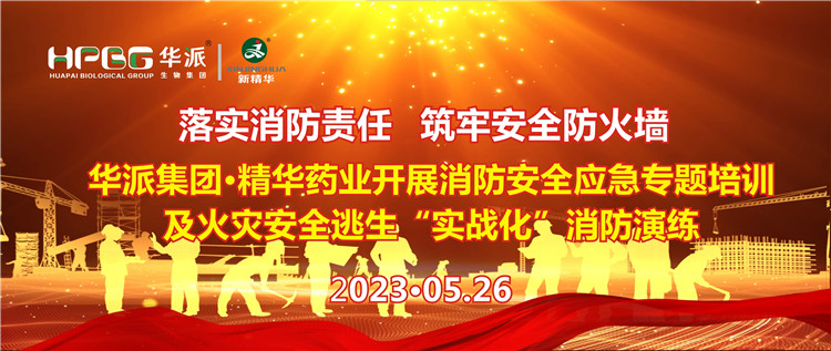 落实消防责任 筑牢清静防火墙 | 华派集团&middot;龙8头号玩家药业开展消防清静应急专题培训及火灾清静逃生&ldquo;实战化&rdquo;消防演练